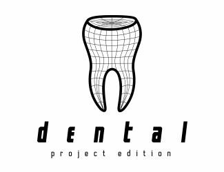 Projekt graficzny logo dla firmy online DENTAL PROJECT